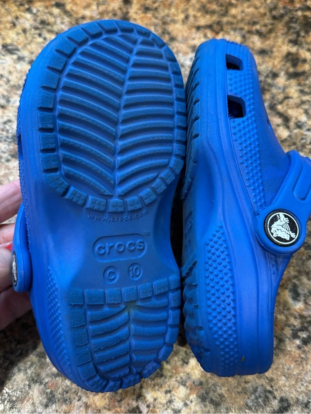 CROCS Classic Royal Blue Toddler Boys Girls C10 Slip On Water Shoes Size 10